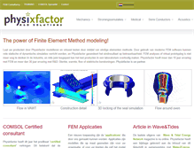 Tablet Screenshot of physixfactor.com